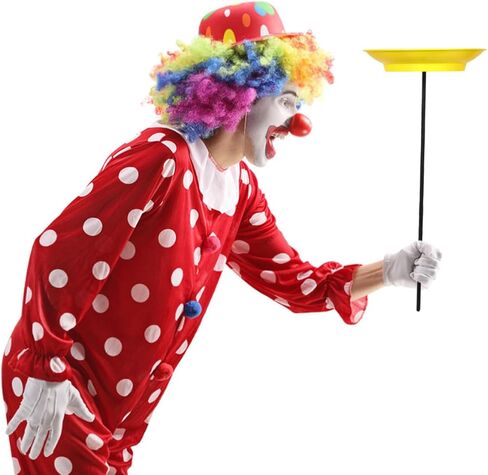 مجموعة أطباق شعوذة من ibasenice مع العصي قطعتين من دعامات السيرك الدوارة للمبتدئين، لعبة مهارات متعددة الألوان للترفيه في الحفلات in Kuwait