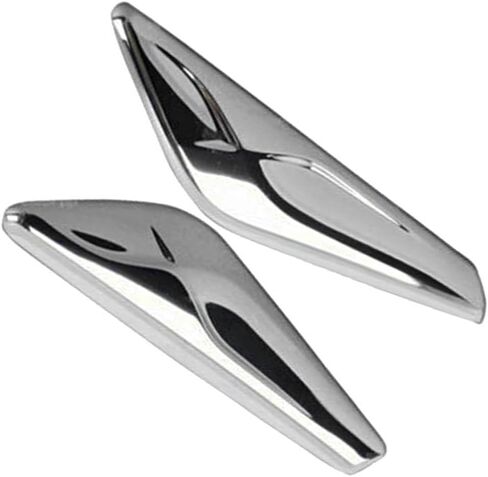 MACHSWON Side Fender Trim Finisher, Replace 51117338569, 51117338570, Compatible with BMW X3 F25 X4 F26 2013-2017, 2 pcs (Glossy Black) in Kuwait