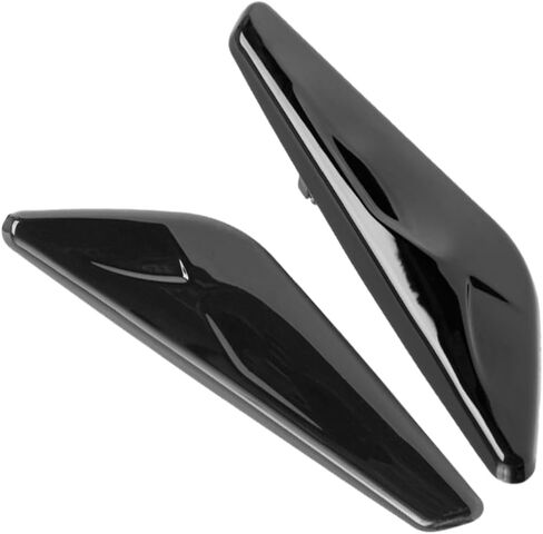 MACHSWON Side Fender Trim Finisher, Replace 51117338569, 51117338570, Compatible with BMW X3 F25 X4 F26 2013-2017, 2 pcs (Glossy Black) in Saudi Arabia