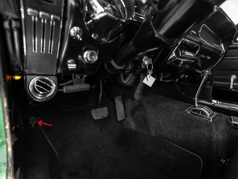 Headlight Dimmer High Beam Foot Switch Rubber Cover for 1965-1973 Ford Mustang in Kuwait