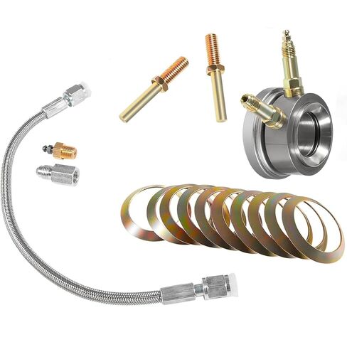82876 T-5 Stock Clutch Hydraulic Throwout Bearing and Hose Kit for GM-Style Borg-Warner T-5 transmissions, Replace 82876 in Kuwait