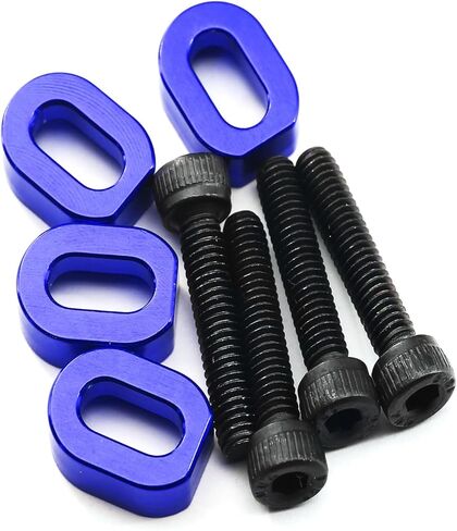 أزرق 4 قطعة تثبيت قاعدة المحرك لتعزيز TRAXXAS 1/5 X-Maxx 6S/8S جديد in Kuwait