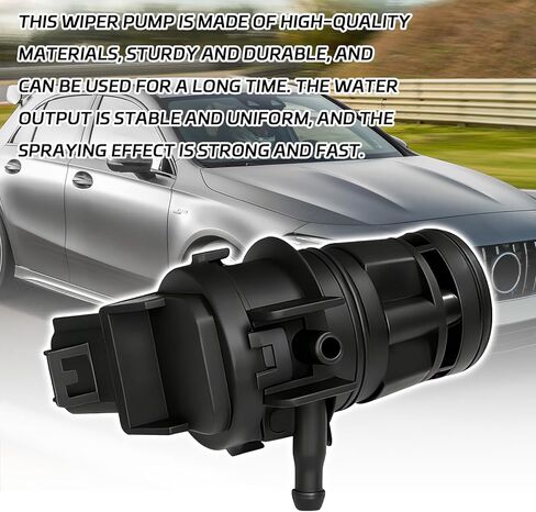 Windshield Washer Pump 85330-60190 85330-AE010, Windshield Wiper Washer Fluid Pump Sprayer Front Rear Replacement 85330-60180 85330-21010 with Grommet Compatible with Toyota Lexus Mazda Honda in Kuwait
