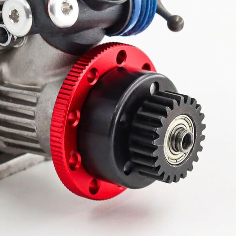 لـ TRAXXAS 1/10 Nitro RC طقم دولاب الموازنة للسيارة مصنوع من الألومنيوم باللون الأحمر in Kuwait