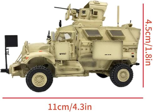 CHICHIYANG 1:72 نموذج شاحنة مركبة، سبيكة M1224 الولايات المتحدة مقاومة للألغام ومضادة للكمين نموذج مركبة محاكاة in Kuwait