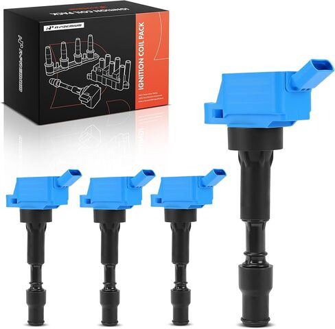 A-Premium Engine Ignition Coil Packs Compatible with Hyundai Elantra 2015-2019 Kona Sonata Kia Forte 2016-2019 Optima 2017-2018 L4 2.0L Set of 4 in Kuwait