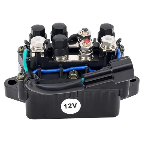 Motorcycle Starter Relay Solenoid Compatible with Models 75 T60 L F175 LF300 F225 F-75 F115JA F90TXRD F200LB F40JEA-011 F40JEHA in Kuwait