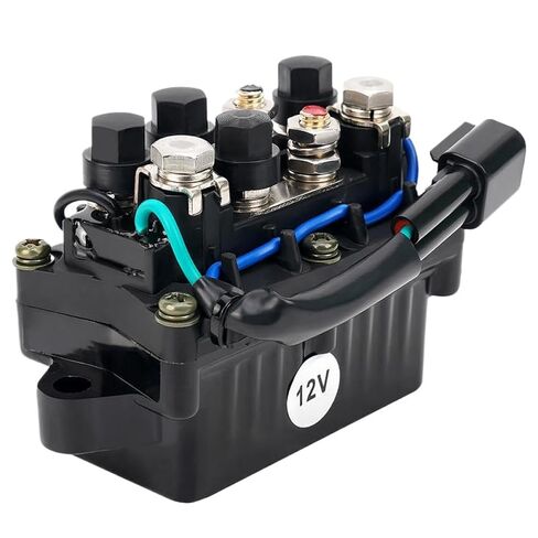 Motorcycle Starter Relay Solenoid Compatible with Models 75 T60 L F175 LF300 F225 F-75 F115JA F90TXRD F200LB F40JEA-011 F40JEHA in Kuwait