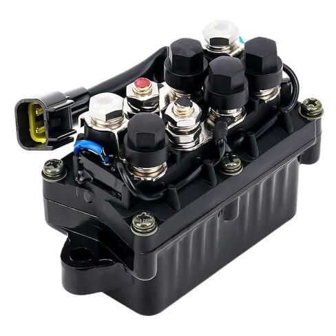 Motorcycle Starter Relay Solenoid Compatible with Models 75 T60 L F175 LF300 F225 F-75 F115JA F90TXRD F200LB F40JEA-011 F40JEHA in Kuwait