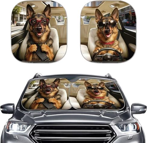 250th Anniversary Eagle Windshield Sun Shade Foldable 2-Piece Car Sunshades Car Interior Accessories Sun Protection for SUV Truck Sedans Auto Interior Protector 28.5 x 25.5 inches in Kuwait