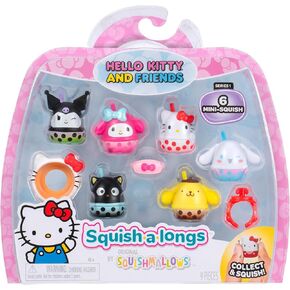 Squish-a-longs Hello Kitty and Friends Sakura Spring Mini-Squish + Accessory 6-Pack in Saudi Arabia