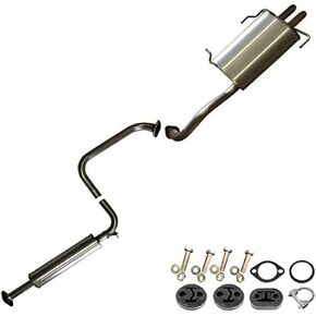 Northeastern Exhaust | Stainless Steel Resonator and Muffler Exhaust System Kit Compatible for Infiniti i30/i35 & Nissan Maxima 1999-2004 3.0L 3.5L | Includes Gaskets, Clamp, Hangers and Bots & Nuts in Kuwait