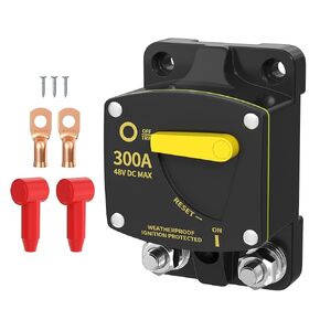 Waterproof Circuit Breaker 12V 60 Amp Marine & Car Circuit Breaker 12V-48V DC Manual Reset Switch for Vehicles ATV Boat Marine Trolling Motor Trailer 1 Pack in Kuwait
