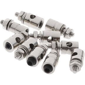 10Pcs 2.1mm/1.8mm/1.5mm/1.1mm RC Airplane Boat Pushrod Linkage Stopper Servo Connectors Adjustable Diameter Helicopter Rc Boat(S) in Kuwait