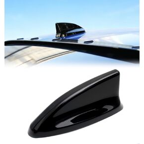غطاء هوائي Xprite Shark Fin متوافق مع Honda Civic 2022 2023 2024 2025 2026، غطاء هوائي سقف السيارة متوافق مع الجيل الحادي عشر من Civic، مادة ABS - أسود غير لامع in Kuwait