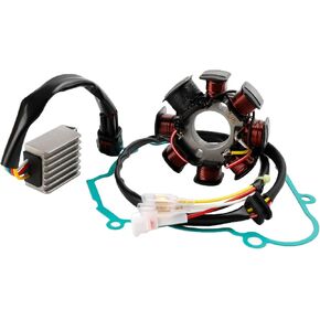 الجزء الثابت للملف المغناطيسي + منظم الجهد + حشية Assy مناسبة لـ Beta RR 250 300 2T 2013-2023/250 Racing 2T 2014-2022/300 Racing 2T 2013-2022، X-Trainer 250 2T 2017-2022، X-Trainer 300 2T 2015-2022 in Kuwait