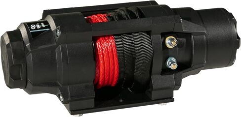 VIPER V3 4500lb UTV/ATV ونش من الدرجة العسكرية مع حبل صناعي أسود بطول 40 قدمًا. لاسلكي وIP68 مقاوم للماء. شركة باورسبورتس الأمريكية. in Kuwait