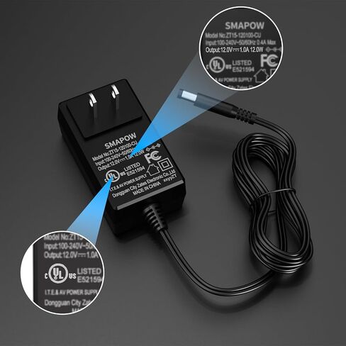 UL Certified 12V Charger for Kids Ride on Car | Ride On Toys, 12 Volt Battery Charger for Power Wheels, Ride On Toys, Best Choice SUV, Kid Trax, Universal Class 2 Power Supply Adapter in Kuwait