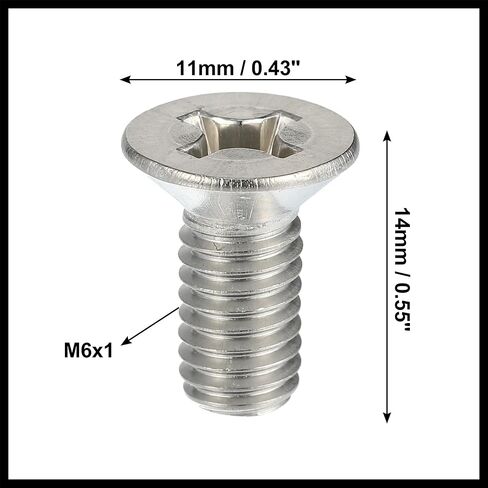 8 قطعة الفولاذ المقاوم للصدأ قرص الفرامل الدوار مسامير الجبهة الخلفية الاحتفاظ الأجهزة البراغي عدة 93600-06014-0H 51741440 لهوندا أكورد سيفيك CRV مادة متينة in Kuwait