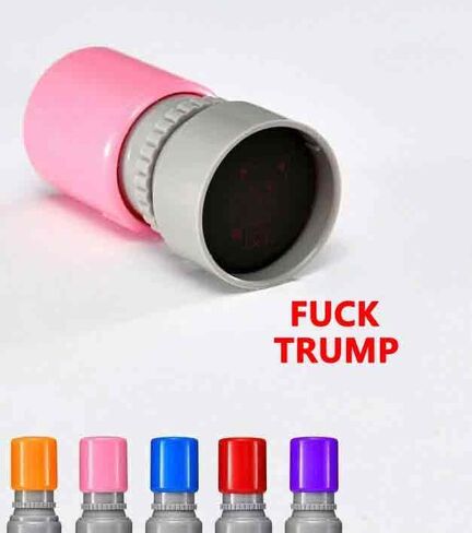 2 Pack Fuck Trump Anti Trump Stamp Funny Stamper Self Inking Stamps in Kuwait