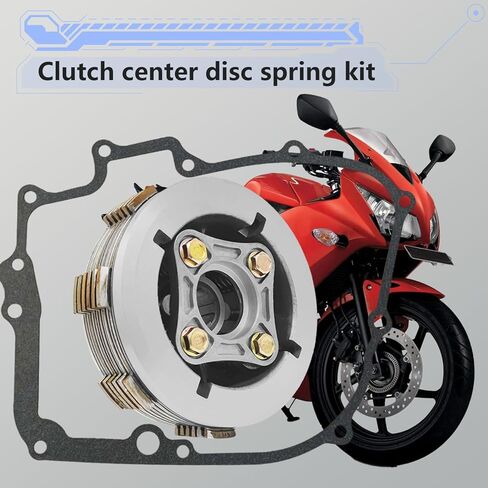 Complete Clutch Kit Heavy Duty Springs Driver Clutch Disc Plate Gasket Kit for Honda Rebel 250 CMX250/C/X 1985-2016 Nighthawk 250 CB250 1991-2008 in Kuwait