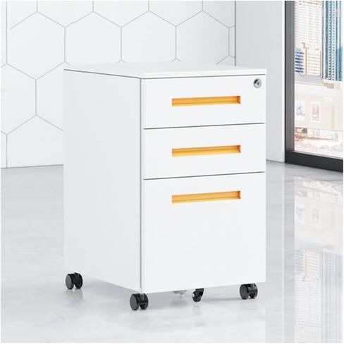 3Drawer Lockable File CabinetSpaceSaving Under Desk Storage Solution for Office & HomeSturdy & Portable Design for Organized Document Management in Saudi Arabia