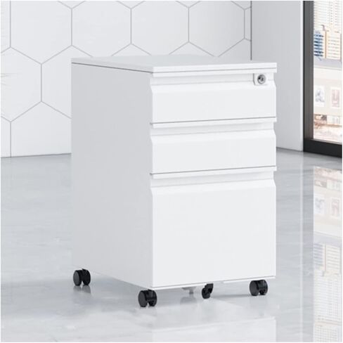 3Drawer Lockable File CabinetSpaceSaving Under Desk Storage Solution for Office & HomeSturdy & Portable Design for Organized Document Management in Saudi Arabia