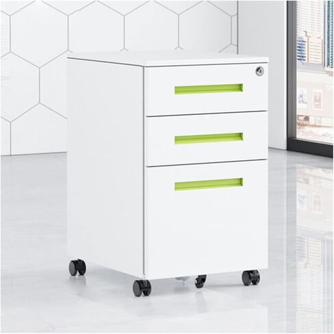 3Drawer Lockable File CabinetSpaceSaving Under Desk Storage Solution for Office & HomeSturdy & Portable Design for Organized Document Management in Saudi Arabia