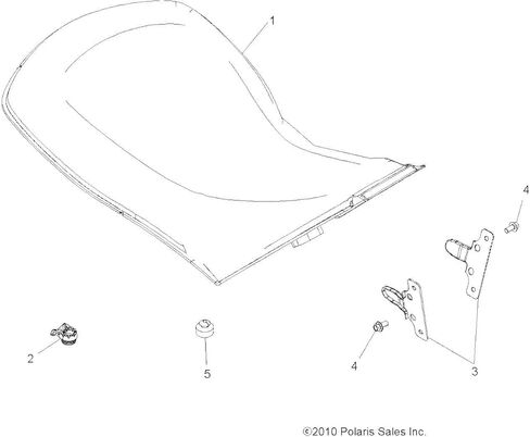 بولاريس 2685427 ASM-SEAT SPM LE D.STEEL/BLK رياضي 850 550 XP in Kuwait