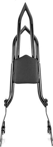Mofun ارتفاع 31 بوصة سيسي بار مسند ظهر للركاب نمط حاد متوافق مع Harley Sportster XL 883 1200 2004-2022، أسود لامع in Kuwait