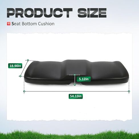 ALMULOO Seat Bottom Cushion Compatible with 2011-2018 Polaris Ranger 800 900 XP 500 570 Diesel EFI Replacement for 2684884-070 UTV Bottom Seat in Kuwait