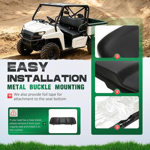 ALMULOO Seat Bottom Cushion Compatible with 2011-2018 Polaris Ranger 800 900 XP 500 570 Diesel EFI Replacement for 2684884-070 UTV Bottom Seat in Kuwait