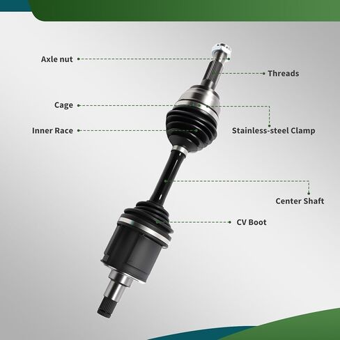 Front CV Axle Shaft Assembly Compatible with 4Runner 1996-2002 Tacoma 1995-2004 4WD Replace 66-5134 NCV69142 in Kuwait