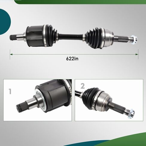 Front CV Axle Shaft Assembly Compatible with 4Runner 1996-2002 Tacoma 1995-2004 4WD Replace 66-5134 NCV69142 in Kuwait