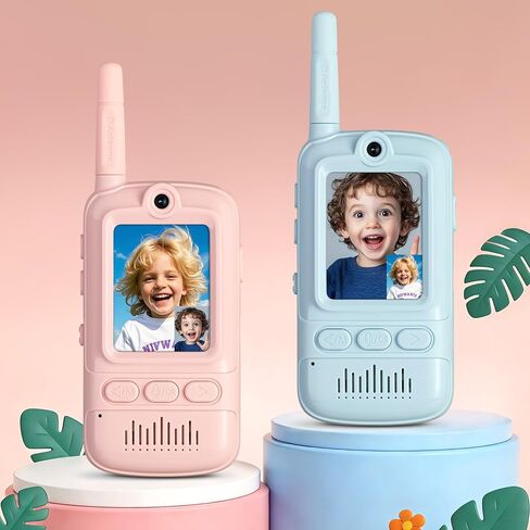 Toys Kids Walkie Talkies: Rechargeable Long Range for Boys & Girls Age 3-12 Outdoor Camping in Kuwait