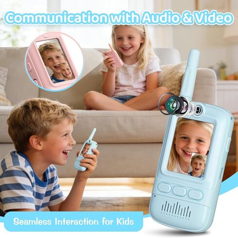Toys Kids Walkie Talkies: Rechargeable Long Range for Boys & Girls Age 3-12 Outdoor Camping in Kuwait
