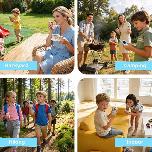 Toys Kids Walkie Talkies: Rechargeable Long Range for Boys & Girls Age 3-12 Outdoor Camping in Kuwait