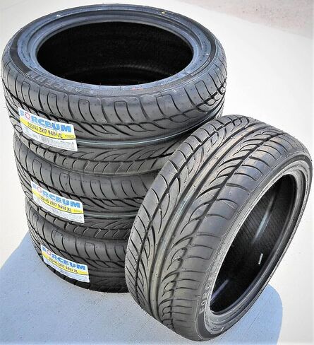 Set of 4 (FOUR) Forceum Hena All-Season Passenger Car High Performance Radial Tires-225/45R17 225/45ZR17 225/45/17 225/45-17 94W Load Range XL 4-Ply BSW Black Side Wall UTQG 400AA in Kuwait
