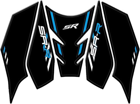 اكسسوارات الدراجات النارية خزان زيت الوقود وسادة واقية ملصقات الغاز قبضة الركبة حصيرة ل CFMOTO 675SR-R 675sr-r (B) in Kuwait