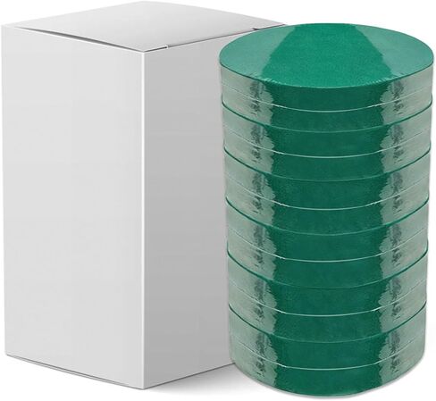 Whewinhie Round Floral Foam Blocks, 6 Pcs, Green, 3x1.5 Inch, Dry and Wet, for Fresh and Artificial Flower Arrangements, DIY, Weddings, Birthdays (3 inch) in Kuwait