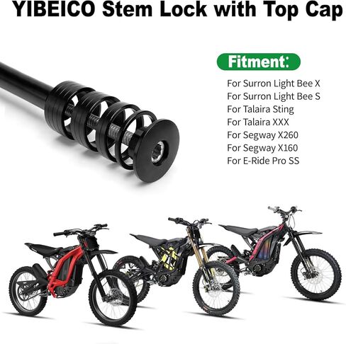 قفل جذعي لـ Surron لـ Talaria لـ Segway for E-Ride، فواصل سماعة الرأس مع مقود غطاء علوي لـ Taparia، صامولة جذعية ممتدة، ملحقات لـ Sur-Ron لـ Talaria لـ Segway لـ E-Ride in Kuwait