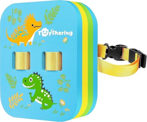 Swim Float Kids Back Belt: Pool Safe Dual-Lock Buckle 140lbs Pull-Tested - Zero Slip-Off Risk Trainer Bubble - 4-Layer Adjustable Buoyancy for Swimmers 3-12 Yrs Boys in Kuwait