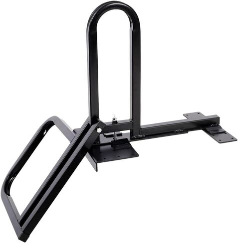 Foldable Pickup Truck Tailgate One Step Ladder 300 LBS Load Capacity Universal Fit Truck Bed Step with Hand Rail Easy Drilling Installation in Kuwait