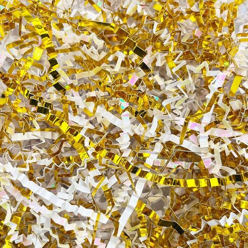 2LB Rose Gold Crinkle Cut Paper Shred Filler, Paper Shreds for Basket Fillers, Birthday, Gift Wrapping, Anniversary, Wedding, Graduation, Thanksgiving, Christmas Gift Decor Party Filler in Saudi Arabia
