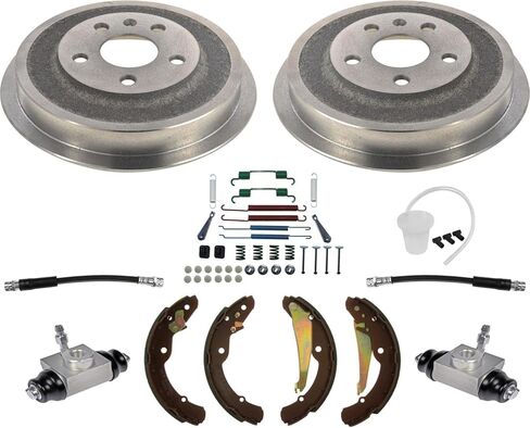 Rear Brake Drums Brake Shoes Hardware For Volkswagen Jetta 2.0L 2.5L 2011-2012 in Kuwait