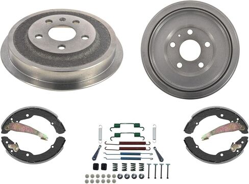 Rear Brake Drums Brake Shoes Hardware For Volkswagen Jetta 2.0L 2.5L 2011-2012 in Kuwait