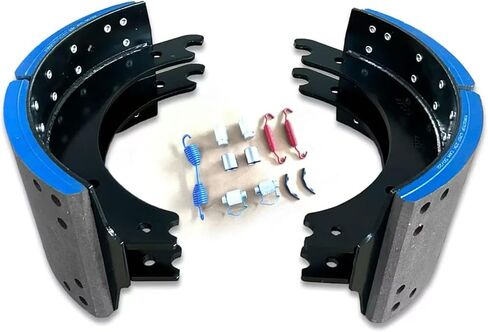 4707 Air Brake Shoe Box Kit 23k Replace 4707Q, 4707 16-1/2" x 7" Q+, Q Plus Brake Kit 23K Lining includes 2 Shoes & Hardware Kit, Heavy Duty Drum Brake Shoes Lining in Kuwait