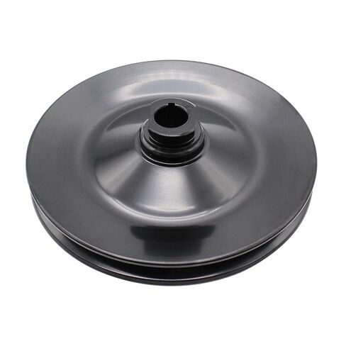 3Pcs Black Steel 1 Groove Power Steering Pump Pulley; 2 Groove Crankshaft Pulley; 1 Groove Water Pump Pulley Compatible with Small Block Chevy SBC 350 Short Water Pump in Kuwait