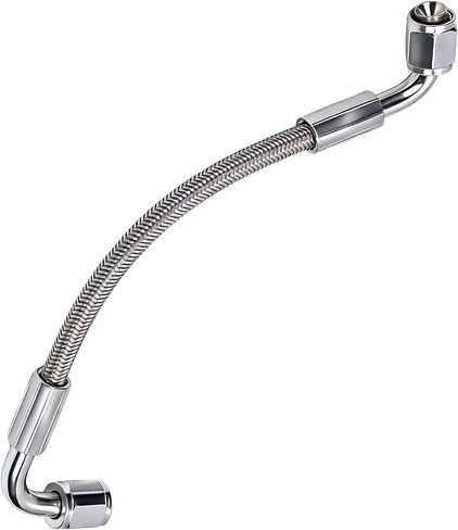 Heavy Duty Braided Vacuum Pump Feed Hose Compatible with 1998.5-2002 Ram 2500 3500 5.9L 24V Cummins Replaces DD-59L-VPOL in Kuwait