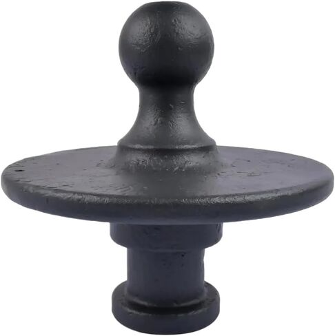 Rear Gooseneck Adapter with 2-5/16 Inch Ball and 2 Inch King Pin Compatible with Trailer Fifth Wheels EW-C392 in Kuwait